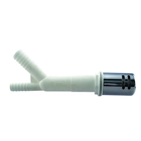 Westbrass Air Gap Kit W/ Standard Brass Cap in Polished Chrome D200-26